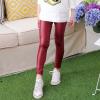 Children Trousers Leggings Kids Classic Baby Girls Elastic Pencil Pants Soft Elegant Girls Jeans (Red, 8-10Years) view 2
