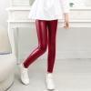 Children Trousers Leggings Kids Classic Baby Girls Elastic Pencil Pants Soft Elegant Girls Jeans (Red, 8-10Years) view 3