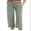 Urban CoCo Womens High Waist Flowy Palazzo Pants Elastic Waist Wide Leg Stretchy Straight Leg Dressy Casual Lounge Trousers (Light Gray, M) view 2