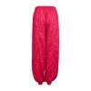 tuduoms Women's Casual Pants Boho Harem Yoga Pilates Plus Size Linen Pleated Baggy Hippie Lounge Pants Loose Palazzo Pants Red view 4