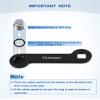 uueeGo Non Corrosive Aluminum Boat Drain Plug Wrench, Patented, Fits 1/2 inch NPT Plug, Easy To Use and Store, Includes 2 Spare Boat Drain Plugs, Black view 4