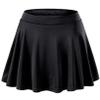 Hansber Kids Girls Tennis Skirt Golf Running Skorts with Shorts Pleated Sports Athletic Workout Performance Skirts Black 10-11 view 1