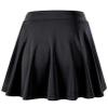 Hansber Kids Girls Tennis Skirt Golf Running Skorts with Shorts Pleated Sports Athletic Workout Performance Skirts Black 10-11 view 2