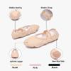 Ballerina Dance Shoes for Toddler Girls Kids Ballet Leather Split Sole Shoes Natural 6.5 M US Toddler view 3