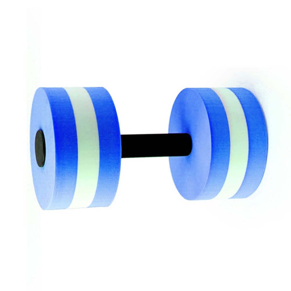 High-Density EVA-Foam Dumbbell, Water Weight, Swim Belt, Soft Padded, Aquatic Exercise Dumbell for Water Aerobics, Aqua Therapy, Pool Fitness, Water Exercise Blue