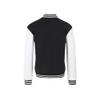 NICNZQI Kids Varsity Jacket Girls Boys Baseball Jacket Bomber Coat School Jackets with Pocket (Black-zipper,12 Years,12 Years) view 3