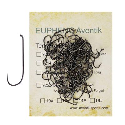 100pc Tenkara Hook Fly Fishing Hook Catch&Release Dry Wet Nymph Assortment Competition Fishing Hook(#16, Tenkara Fly hook-9231)