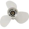 DLNIG 11 3/8x12-G Boat Moto Aluminum Propeller - for Yamaha Outboard Engines 25HP 30HP 40HP 45HP 50HP 55HP 60HP Replace 69W-45952-00-00 6H5-45952-00-00,13 Spline Tooth - Aluminum Outboard view 1