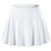 Hansber Kids Girls Tennis Skirt Golf Running Skorts with Shorts Pleated Sports Athletic Workout Performance Skirts White 12-13 view 1