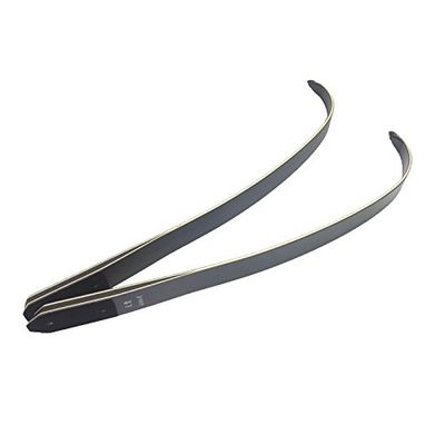 ZSHJGJR Archery Black Hunter Recurve Bow Limbs Original Replacement Bow Limbs 25-65lbs Right/Left Hand (45lbs, Right Hand)