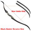 ZSHJGJR Archery Black Hunter Recurve Bow Limbs Original Replacement Bow Limbs 25-65lbs Right/Left Hand (45lbs, Right Hand) view 3
