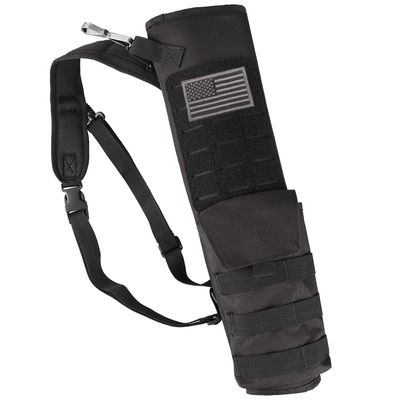 KRATARC Archery Lightweight Back Arrow Quiver Dual Use Foldable Compact Hip Arrows Bag with Molle Pocket Hanged for Target Shooting Hunting (Black)