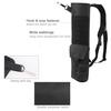 KRATARC Archery Lightweight Back Arrow Quiver Dual Use Foldable Compact Hip Arrows Bag with Molle Pocket Hanged for Target Shooting Hunting (Black) view 2