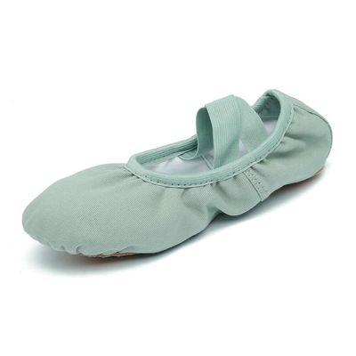 Ballet Shoes for Girls Toddler Lyrical Shoes Split Sole Turners Dance Shoes Green 13 M US Little Kid