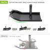 Kipika Weight Sled, Workout Sled, Fitness Strength Training Sled, Speed Training Sled for Athletic Exercise, Speed Improvement, Easily Through Obstacles, Suitable for 1" & 2" Weight Plate (B- Black) view 2