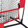 Smartxchoices 5'x5' Baseball Softball Practice Net with Carry Bag, Portable Pitching Hitting Batting Catching Throwing Net Toss Backstop Training Aids view 4