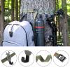Highwild Treestand Strap Gear Hangers for Hunting Gears Bow - Multi-Hook Accessory Holder - NO Plastic Parts - ON Your Tree in Seconds - 5 Hooks Set (Green) view 3