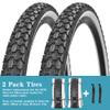 2 Pack 24"x2.125" Inch Cruiser Bike Tire White Wall Pair Replacement Bicycle Tires with Levers view 4