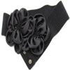 ALAIX Women's Wide Belt Stretchy Chunky Waist Belt Dress Belts Big Flower Cinch Belts Elastic Belts for Women view 3