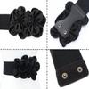 ALAIX Women's Wide Belt Stretchy Chunky Waist Belt Dress Belts Big Flower Cinch Belts Elastic Belts for Women view 4
