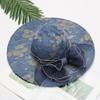 BCDlily Summer Beach Hats for Women, Women's Derby Hats Wide Brim Tea Party Hats Cocktail Fascinator Dress Cap Navy view 2
