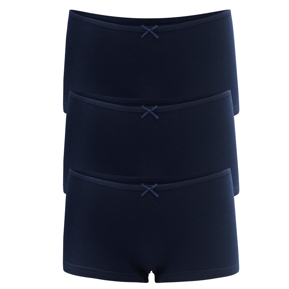 Allxwek Womens Underwear Cotton Boyshort Boxer Ladies Comfort Soft Boy Shorts Pack 3 3901 MBU M