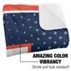 University of Illinois Blanket, 50"x60" Logo Dots, University of Illinois, Silky Touch Sherpa Back Super Soft Throw Blanket view 3