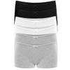 Allxwek Womens Underwear Cotton Boyshort Boxer Ladies Comfort Soft Boy Shorts Pack 6 3901 BWG S view 1
