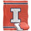 University of Illinois Blanket, 50"x60" Primary Logo, University of Illinois, Silky Touch Super Soft Throw Blanket view 1