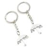 10 Pieces Keychain Keyring Door Car Key Chain Ring Tag Charms Supplies M6PJ3F Umbrella Connector