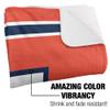 University of Illinois Blanket, 50"x60" Primary Logo, University of Illinois, Silky Touch Sherpa Back Super Soft Throw Blanket view 3