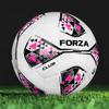 FORZA Match Club Soccer Balls - Ball Sizes: 3, 4 & 5 - Multiple Pack Sizes (Pack of 3, White & Pink Size 3) view 1