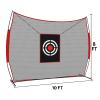 KAIDIDA Golf Practice Net Backyard 10x8FT: Durable Swing Training Target  Indoor Outdoor Garage Home Use  Portable for Adults & Men Golfer Beginners view 2