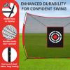 KAIDIDA Golf Practice Net Backyard 10x8FT: Durable Swing Training Target  Indoor Outdoor Garage Home Use  Portable for Adults & Men Golfer Beginners view 3