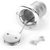 Atibin Yacht Steel Fuel Cap Boat Key Stainless Fuel Filler Deck Diesel Fill Gas Cap Marine Water Hardware SUS316 2'' view 1