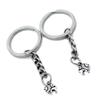 5 Pieces Keychain Keyring Door Car Key Chain Ring Tag Charms Supplies L6WP2Y Lion King Leo view 1
