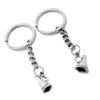 5 Pieces Keychain Keyring Door Car Key Chain Ring Tag Charms Supplies R6ZK8Y Horn Loudspeaker Trumpet Speaker view 1