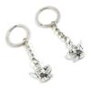 100 Pieces Keychain Keyring Door Car Key Chain Ring Tag Charms Supplies L1KD9D Wine Pot Teapot Tea Kettle view 1