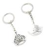 10 Pieces Keychain Keyring Door Car Key Chain Ring Tag Charms Supplies Y1NH3V Crown view 1