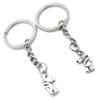 10 Pieces Keychain Keyring Door Car Key Chain Ring Tag Charms Supplies I2NC7Y Teddy Bear view 1