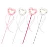 BESPORTBLE 4Pcs Glitter Wands 15.3Inch Fairy Wands with Ribbons- Costume Props for Christmas Birthday Wedding Party Cosplay Favors Role Play view 1