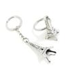 10 Pieces Keychain Keyring Door Car Key Chain Ring Tag Charms Supplies W7OO7A Paris Eiffel Tower view 1