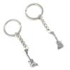 10 Pieces Keychain Keyring Door Car Key Chain Ring Tag Charms Supplies T6YF2X Electric Guitar view 1