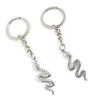 5 Pieces Keychain Keyring Door Car Key Chain Ring Tag Charms Supplies B5YO8Y Snake view 1