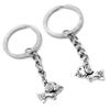 10 Pieces Keychain Keyring Door Car Key Chain Ring Tag Charms Supplies Y8UI7L Chinese Zodiac Pig Piggy view 1