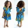 Little Girls Sleeveless Dresses Summer Casual Baby Dress Swing Skater Summer Dress Summer Outfit Sunflower Dresses (Blue, 2-3 Years) view 2