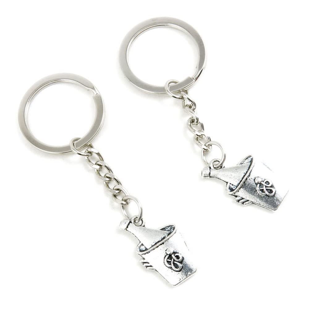 5 Pieces Keychain Keyring Door Car Key Chain Ring Tag Charms Supplies Q5AQ7Y Wine Ice Bucket