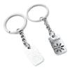 5 Pieces Keychain Keyring Door Car Key Chain Ring Tag Charms Supplies Y9CK4F Forever Tag Signs view 1