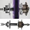Bicycle Rear Wheel Hub, Universal Bike 36 Holes Rear Wheel Hub Cassette,Wheel Bearing Hub Front Wheel and Bearing Assembly Bicycle Wheel Part Alloy Alum Bike Hub Bicycle Hubs Bike Wheel Hub Set view 4