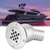 HERCHR Boat Floor Drain, Stainless Steel Boat Deck Water Drain Scupper Drainage Cover for Yacht Boat Replacement Accessory Elbow Boat Scupper Overflow Tube Deck Drainage view 4